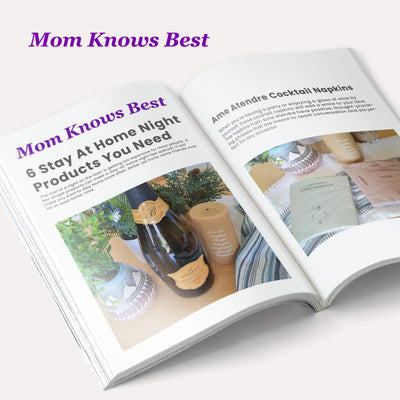 Âme Atendre Cocktail Napkins Featured on Mom Knows Best