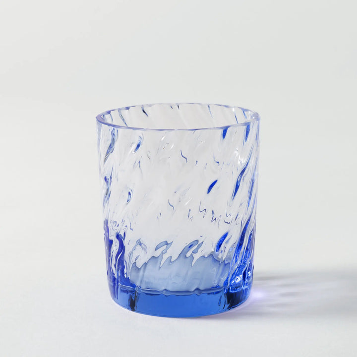 Cornflower Blue Starry Crystal Tumbler