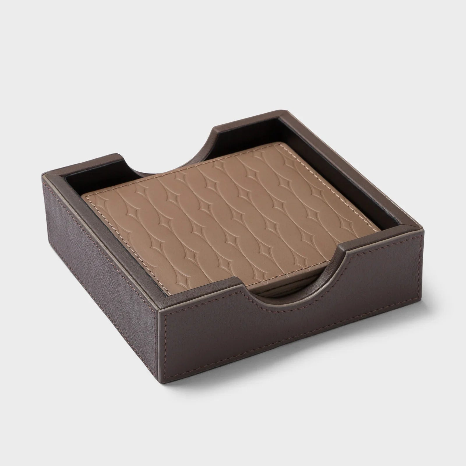 Starry Leather Coasters – Set of x4