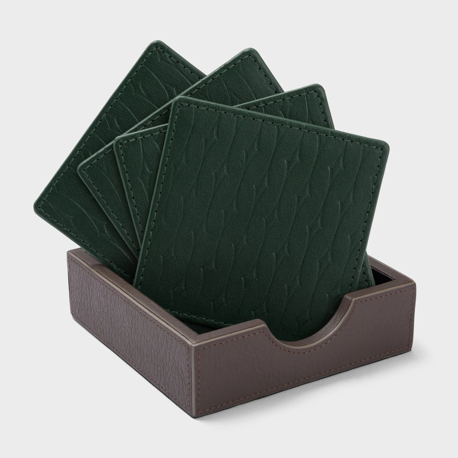 Starry Leather Coasters – Set of x4
