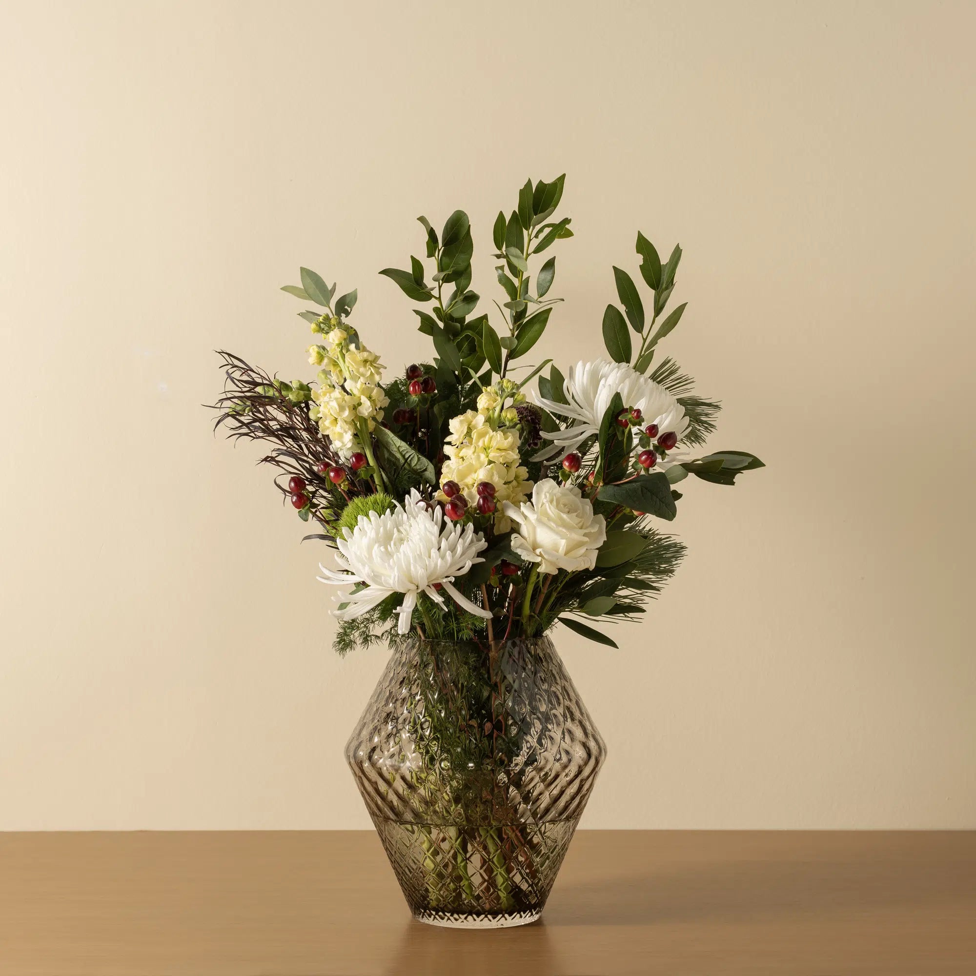 Smoke Crystal Vase