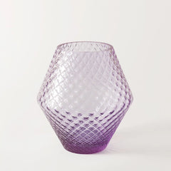 Lilac Crystal Vase