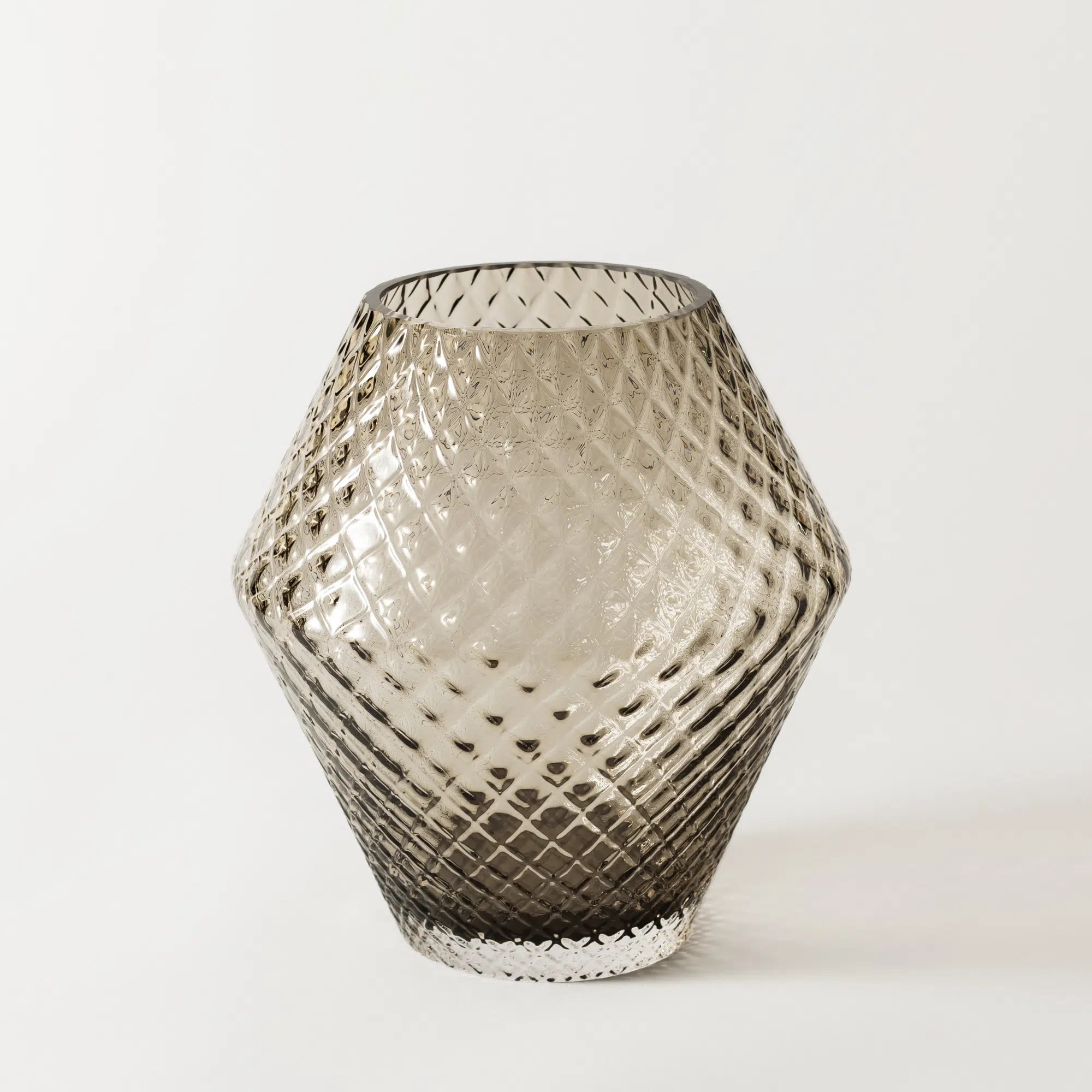 Smoke Crystal Vase