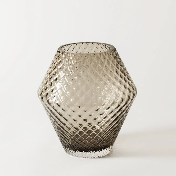 Smoke Crystal Vase