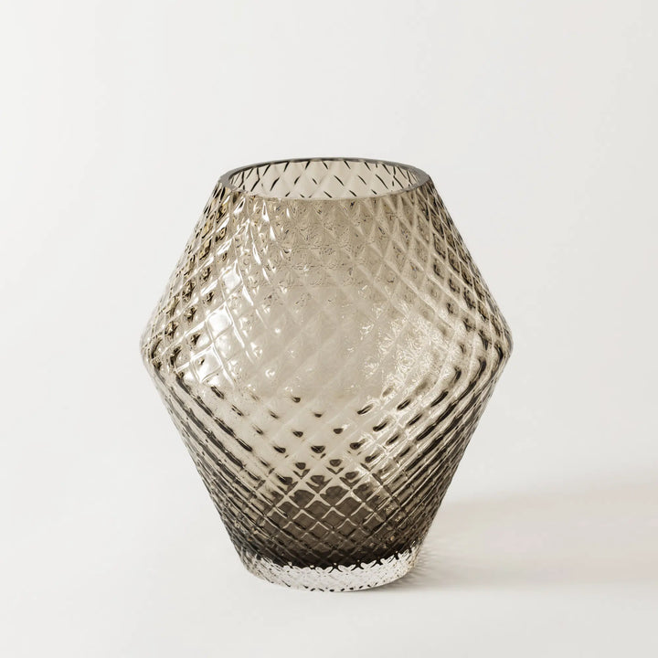 Smoke Crystal Vase