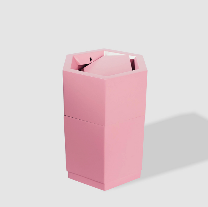 Cloak Waste Bin - Electric Peony
