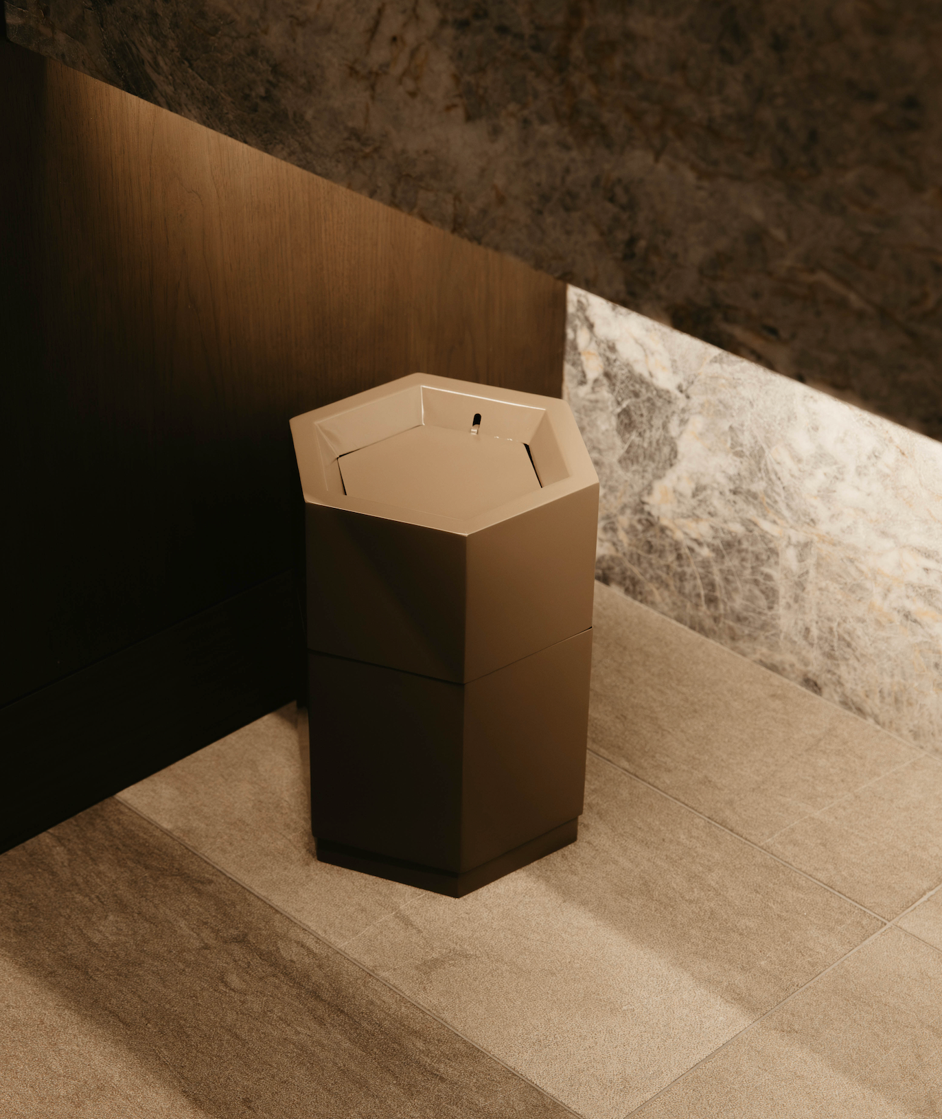 Cloak Waste Bin - Toasted Oat