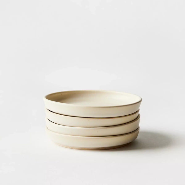 Ivory Ceramic Appetizer Plate