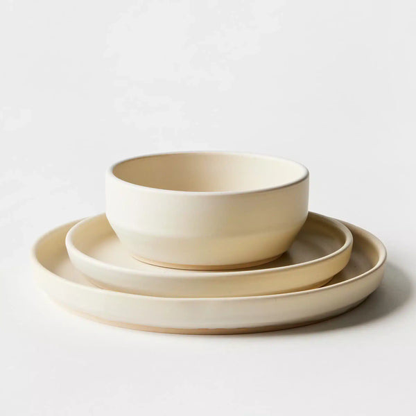 Ivory Three Piece Dinner Set
