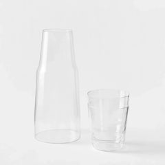 Clear Set Nest Carafe and Drinking Glass Set