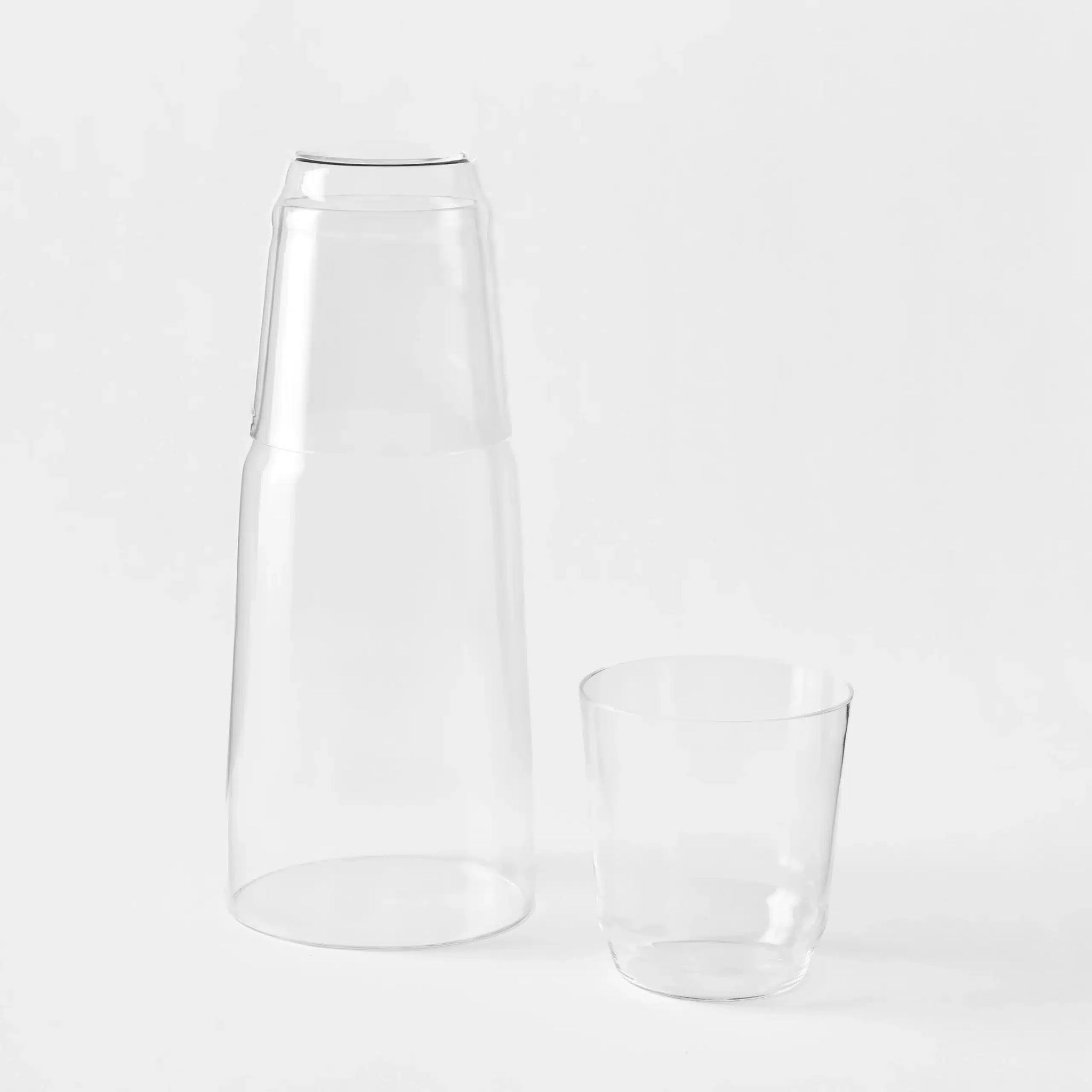 Carafe and x2 Drinking Glasses