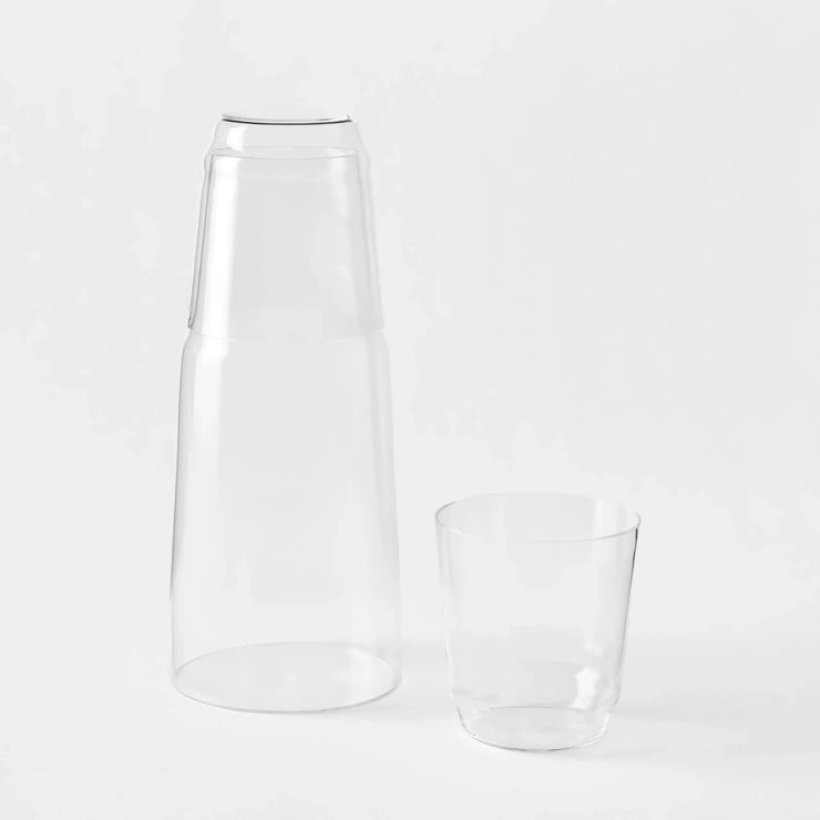 Carafe and x2 Drinking Glasses