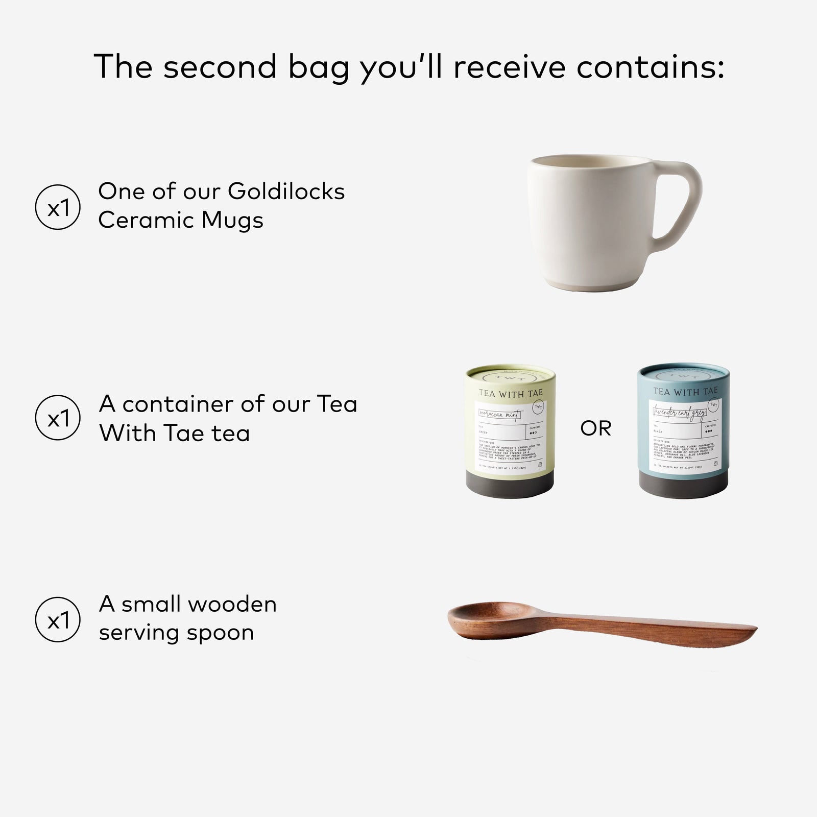What is included in the second Ame Atendre Host Gift Bag