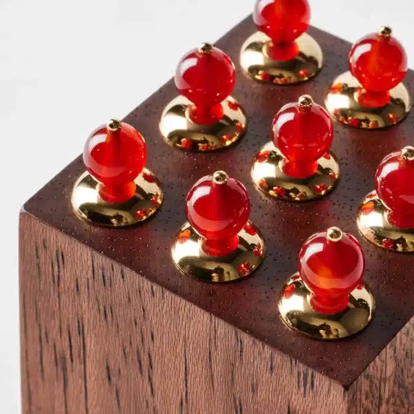 Salomé Cousseau Table Top Sculpture - Cubi Cornaline