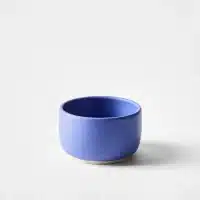 blue ceramic appetizer bowl, single piece for refined dining elegance