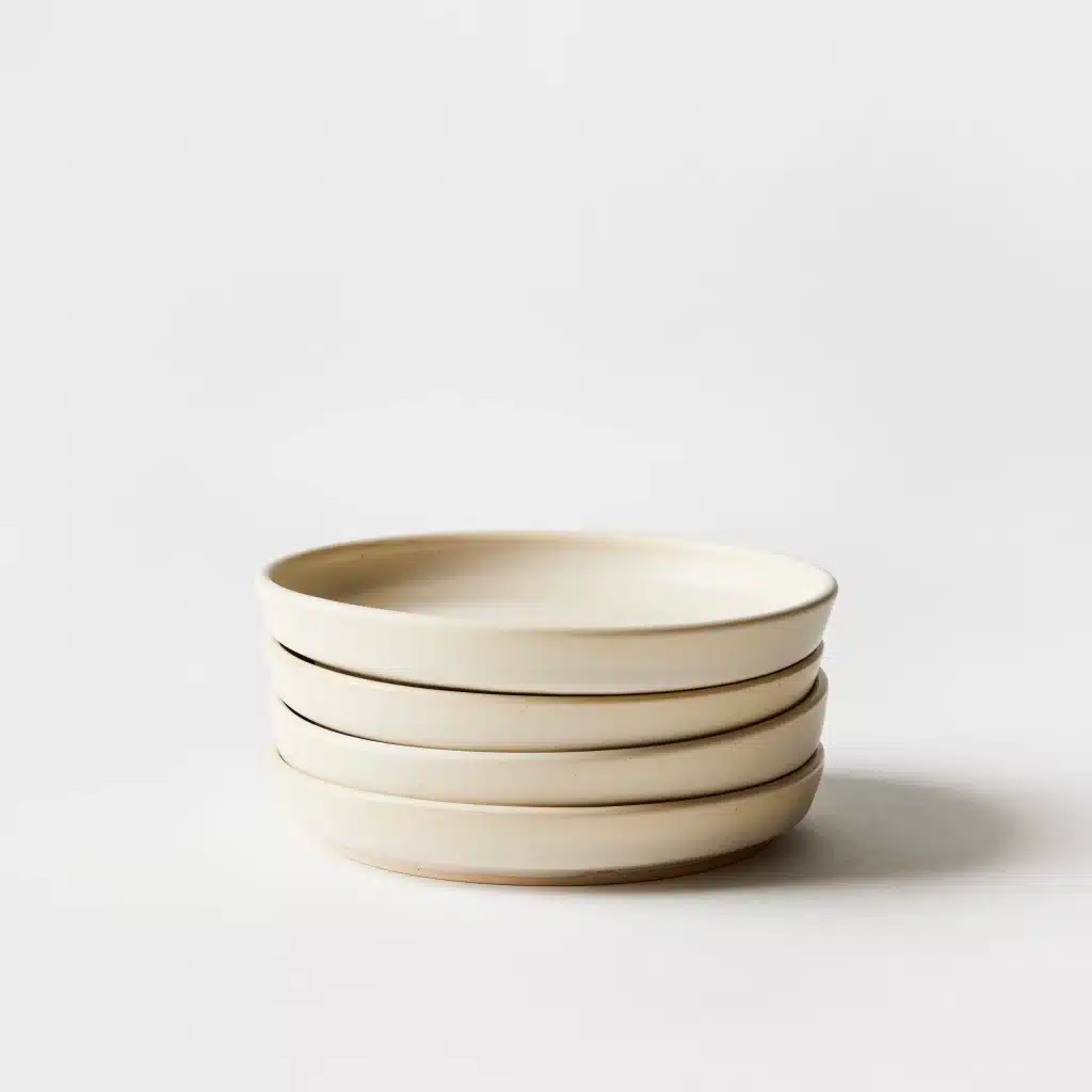 Ceramic Appetizer Plate Set: Elegant Dining Essentials | Âme Atendre