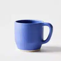 handmade cobalt blue ceramic mug, perfect for your everyday drinkware collection