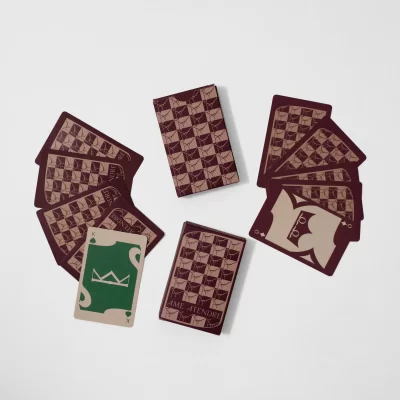 Playing Cards with Linen Finish