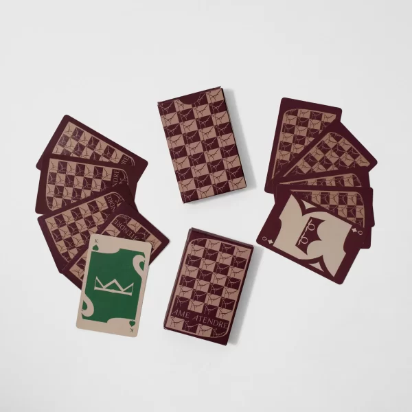 Playing Cards with Linen Finish